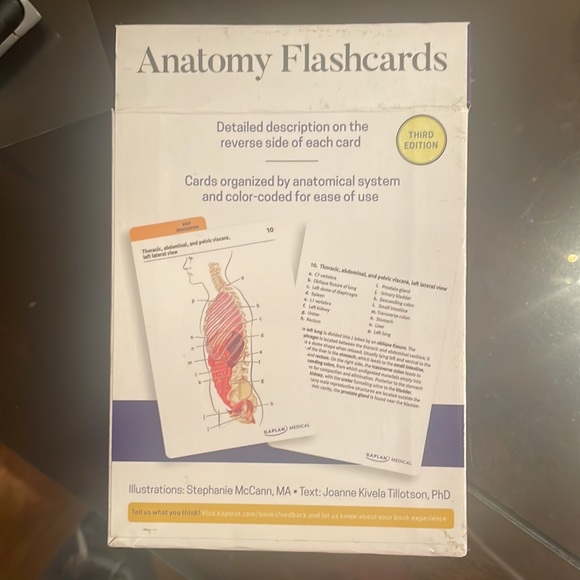 Kaplan Other Anatomy Flash Cards Poshmark